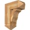 Ekena Millwork Balboa Arts and Crafts Rough Sawn Bracket w/ Offset Brace, Western Red Cedar, 8"W x 18"D x 22"H BKT0806X18X22BOA03RWR - alternate 1